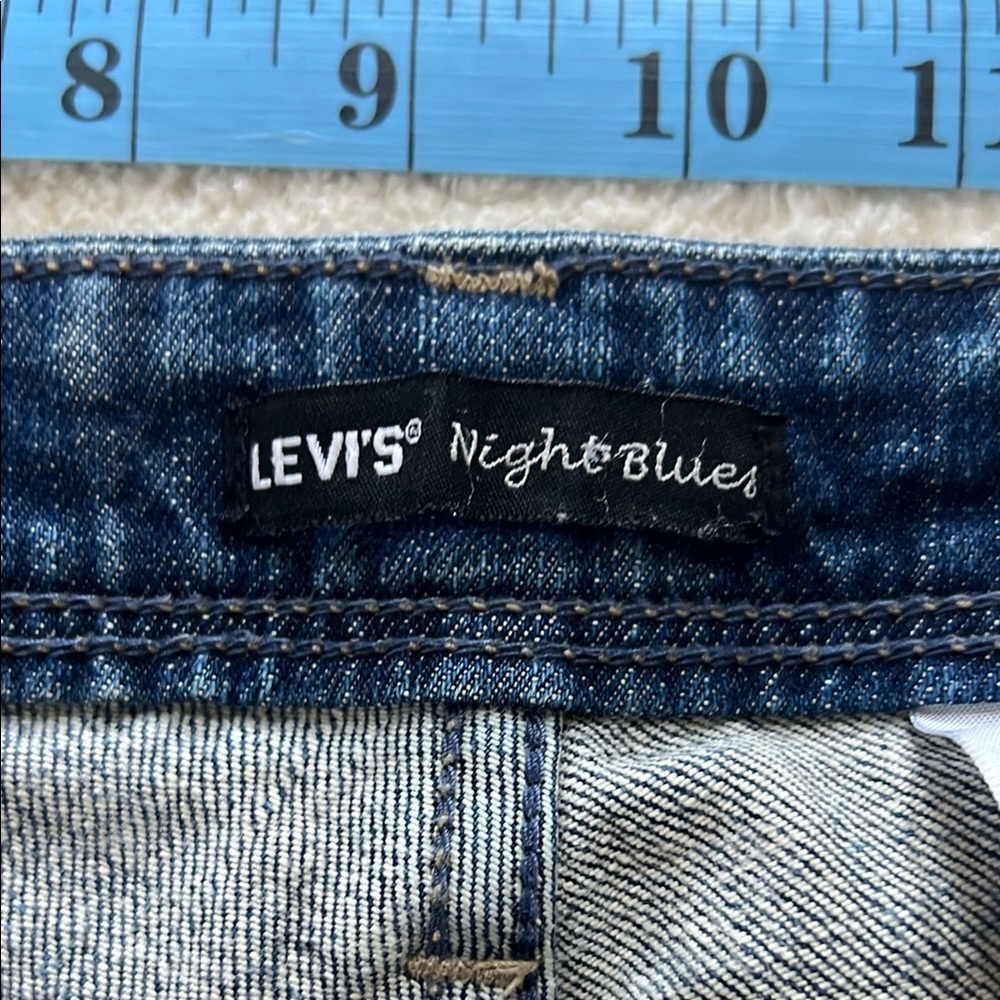Levi's Dark Blue Rhinestone Women's Jeans - Picture 4 of 8